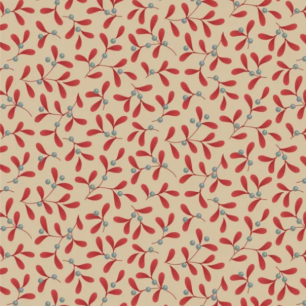 Merry Little christmas- Mistletoe Red