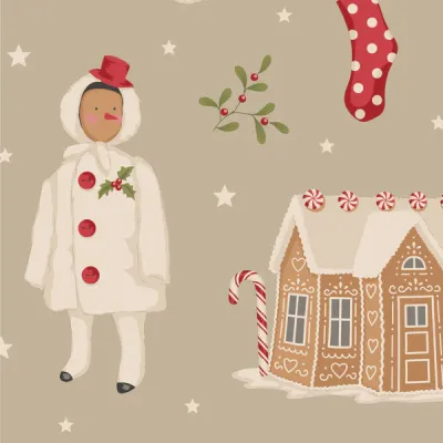  Merry Little christmas- Winterfriends Clay