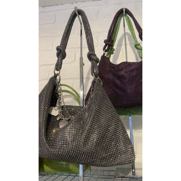 Crystal Vibes Bag Grey
