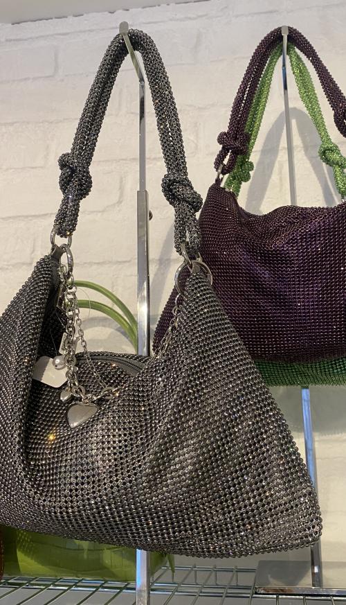 Crystal Vibes Bag Grey
