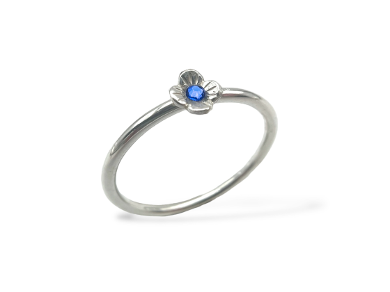 Ring - Potentia m. krystall, sølv