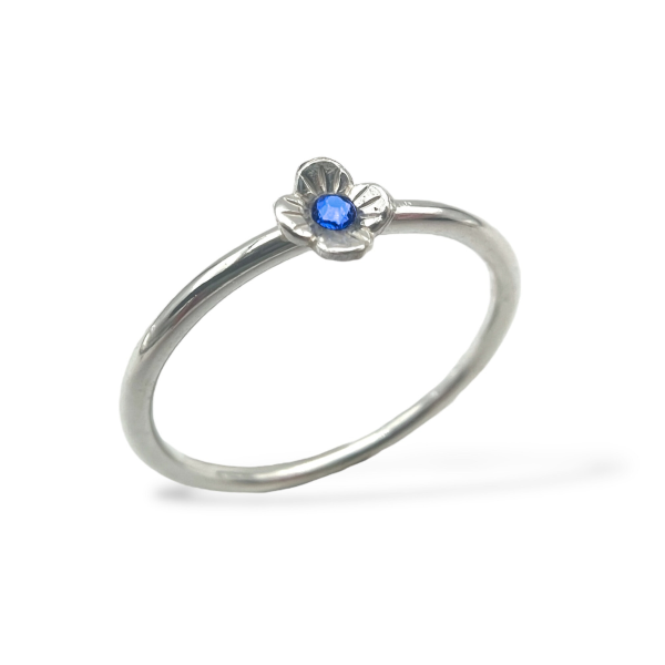 Ring - Potentia m. krystall, sølv