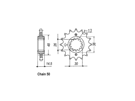 JT Front Sprocket 339.17