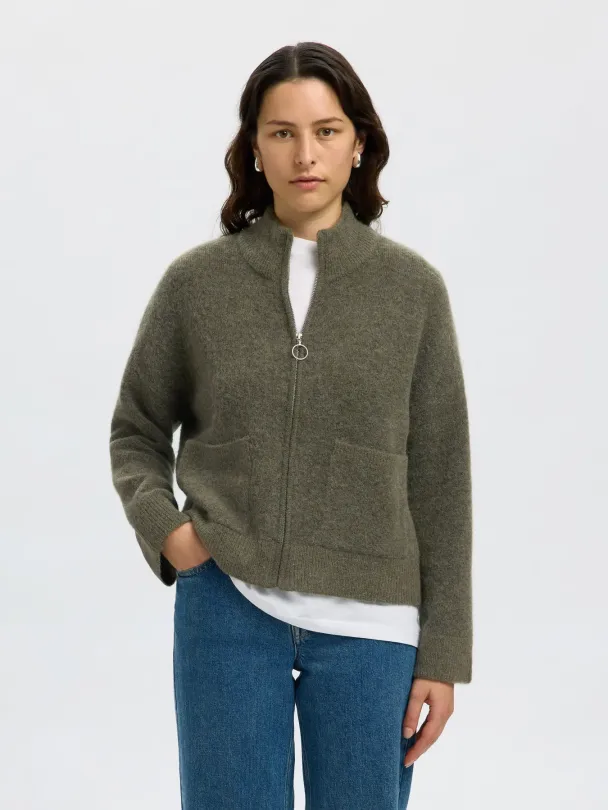 Sia Zipper Cardigan - Image 3