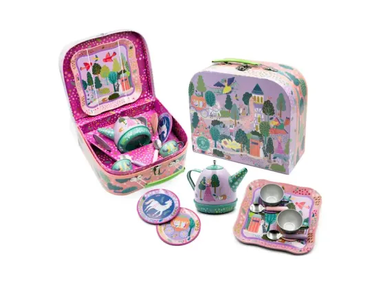 Tesett med musikk "Teddybears Picnic" - Fairytale