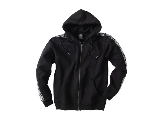 WCC Taped Zip hoodie black
