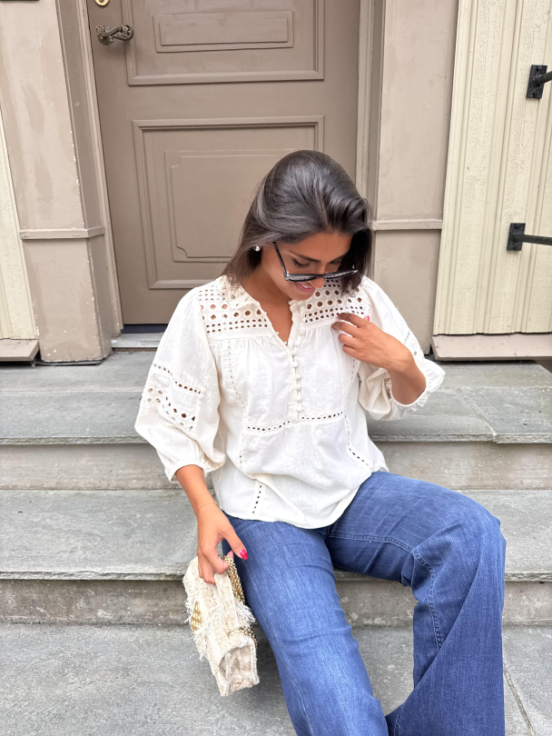 Brunie Blouse - Ecru - Image 2