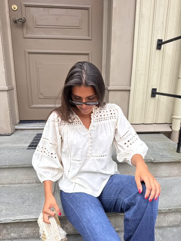 Brunie Blouse - Ecru - Image 3