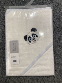 Badehåndkle m/hette, Panda