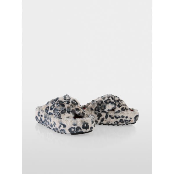 Faux Leopard Fur Slippers ZU SU.01 Z08              |               Faux Leopard Fur Slippers ZU SU.01 Z08 fra MarcCain