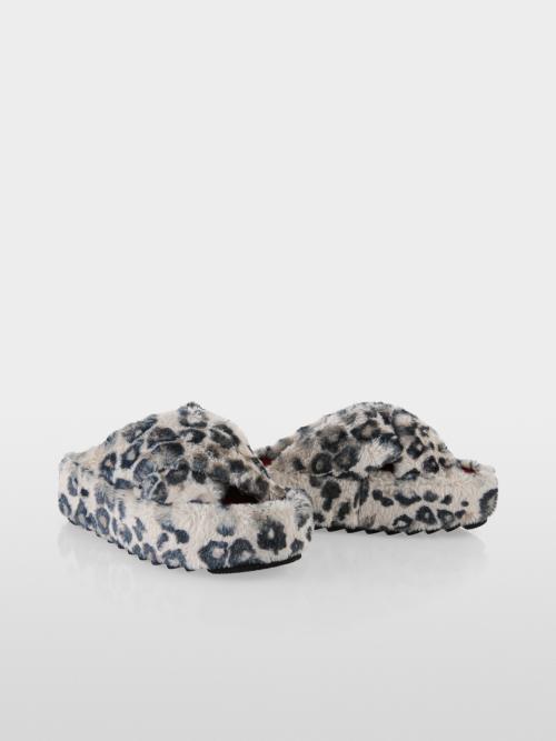 Faux Leopard Fur Slippers ZU SU.01 Z08              |               Faux Leopard Fur Slippers ZU SU.01 Z08 fra MarcCain