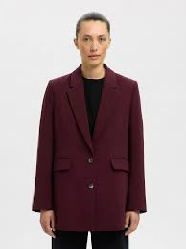 Rita Relaxed Blazer - Figi Melange - Image 2
