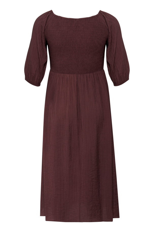 Kaffe Curve Lisana midikjole med smock - Image 4