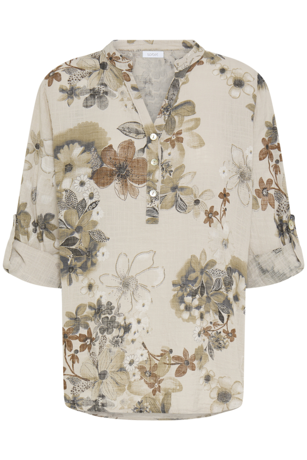 SBAlexa FL Bluse Beige - Image 2
