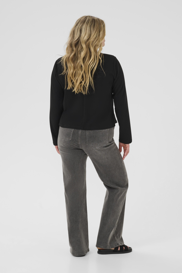 Kaffe Curve Elina lett jakke med glidelås - Image 3