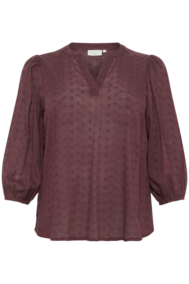 Kaffe Curve Maia bluse i bomull - Image 5