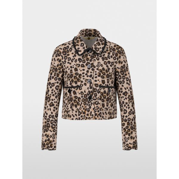  Scuba Leopard Print Jacket ZC 31.07 J12           |           Scuba Leopard Print Jacket ZC 31.07 J12  fra MarcCain