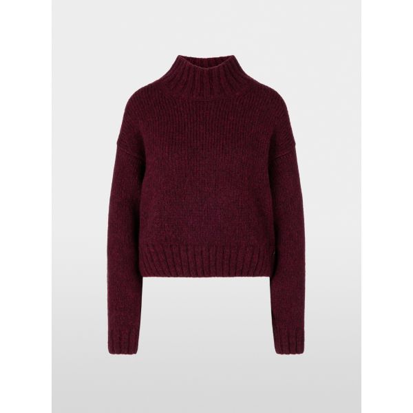 Knitted Burgundy Cosy Jumper ZC 41.61 M07        |          Knitted Cosy Jumper ZC 41.61 M07 fra MarcCain
