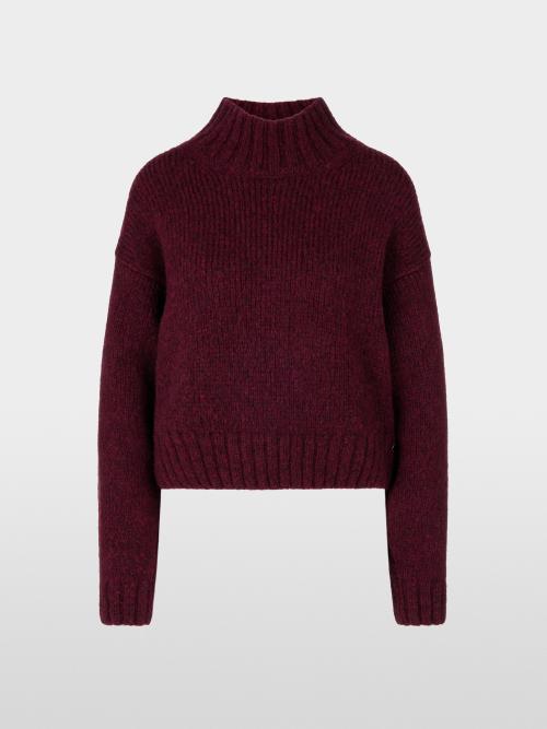Knitted Burgundy Cosy Jumper ZC 41.61 M07        |          Knitted Cosy Jumper ZC 41.61 M07 fra MarcCain
