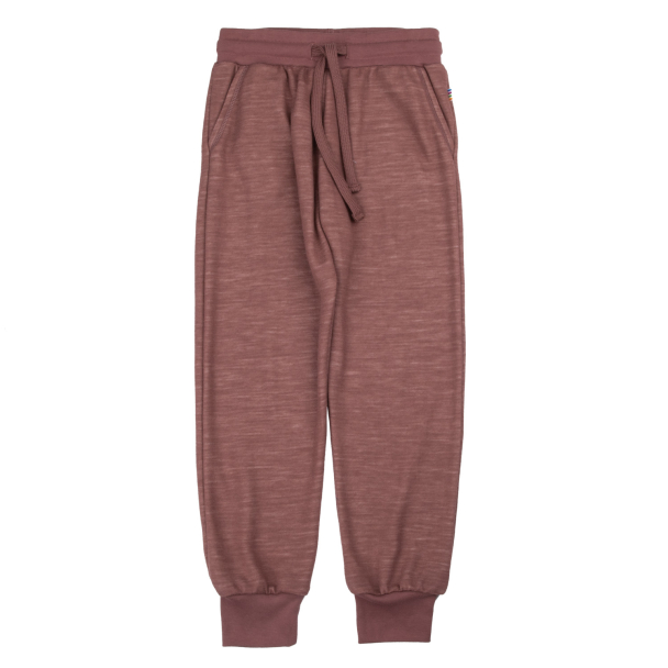 Bukse Ull/Bambus - Mørk Rose