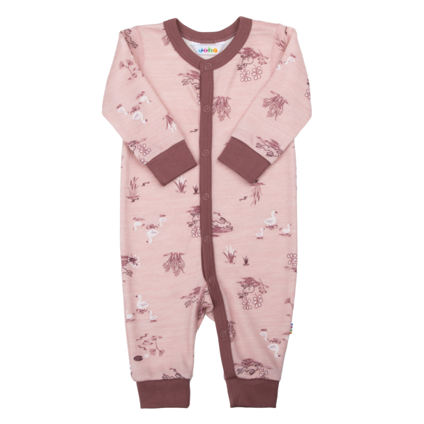 Jumpsuit Ull/Bambus - Rosa
