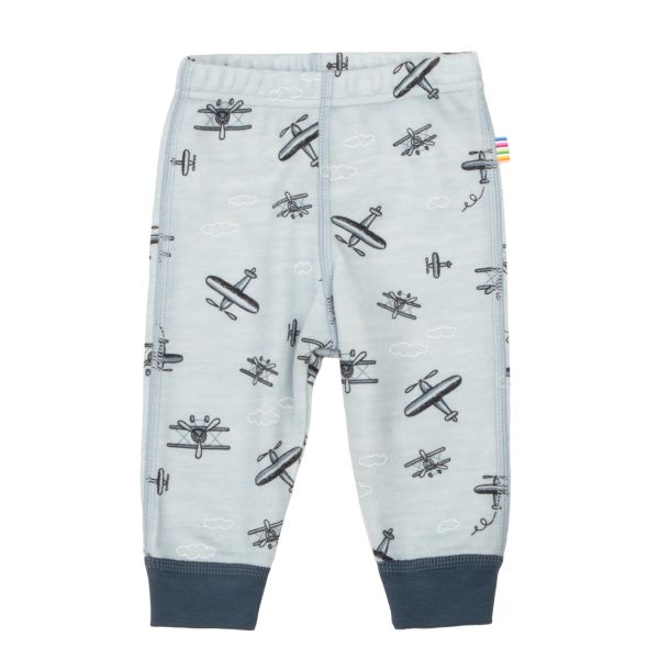Joha | Leggings Ull/Bambus - Lyseblå