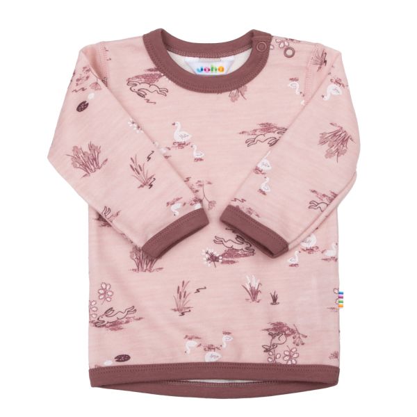 Joha | Genser Ull/Bambus - Rosa