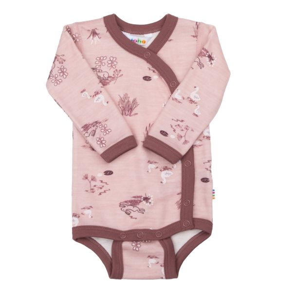 Joha | Omslagsbody Ull/Bambus - Rosa