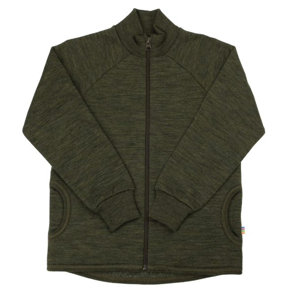 Cardigan Ull - Mosegrønn