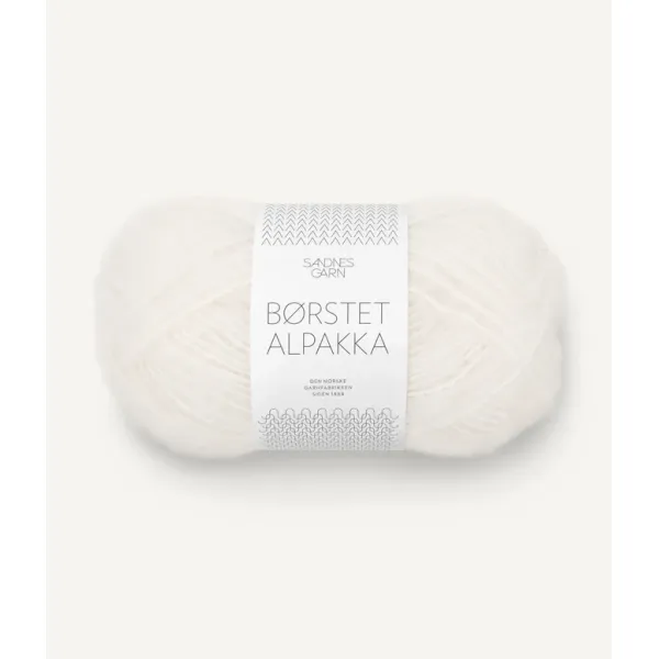 Børstet Alpakka 1001