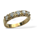 Allianse gg ring 0.10ct TW VS x 5