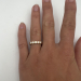 Allianse gg ring 0.10ct TW VS x 5