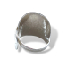 Sølvbestikk ring m. skjeblad