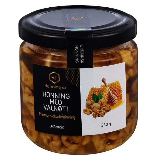 Akasiehonning m/ Valnøtter Økologisk