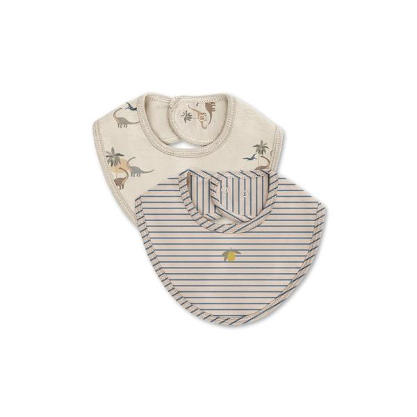 Konges Sløjd | Smekke 2-pk - Kubi/Stripe Bluie