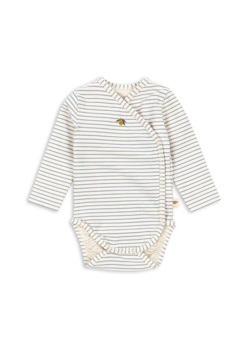 Konges Sløjd | Basic LS Newborn Body - Stripe Bluie