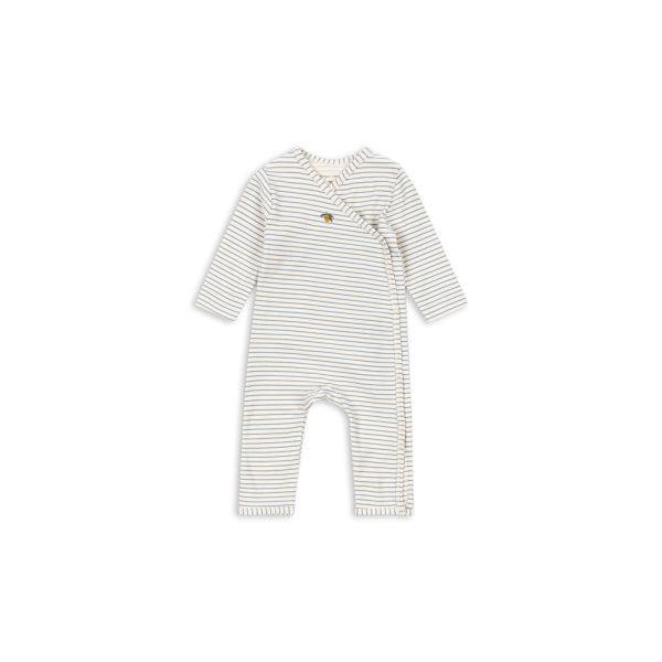 Konges Sløjd | Basic Newborn Onesie - Stripe Bluie