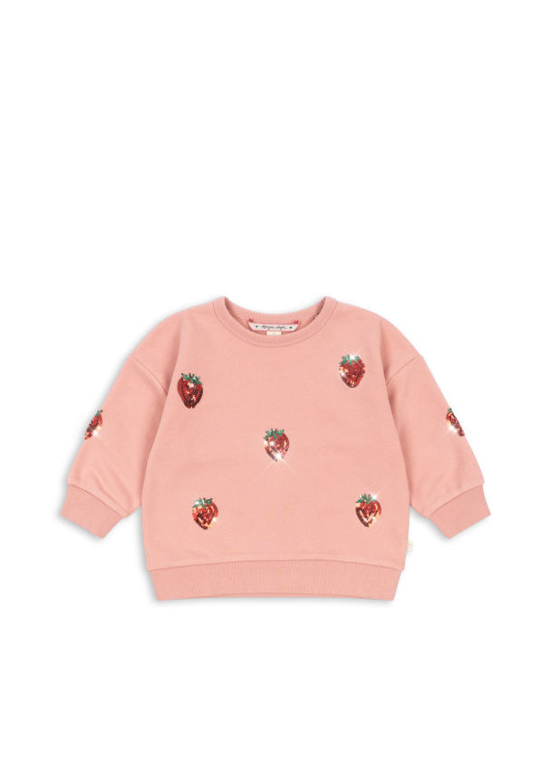 Lou Sequin Sweat Shirt - Mellow Rose - Image 1