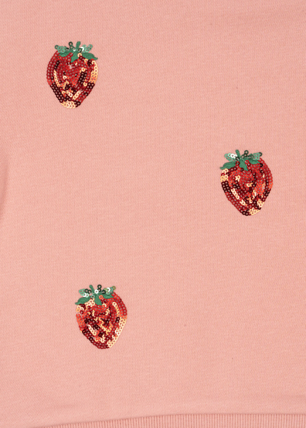 Lou Sequin Sweat Shirt - Mellow Rose - Image 3