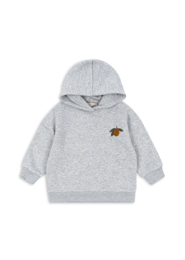 Lou Sweat Hoodie - Grey Melange - Image 1