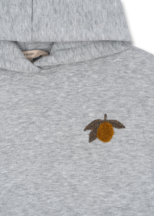 Lou Sweat Hoodie - Grey Melange - Image 3