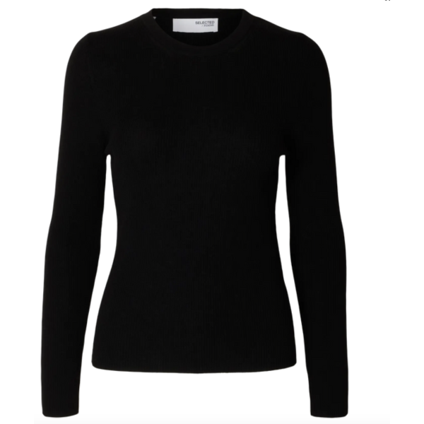 Ingrid Knit O-Neck - Black