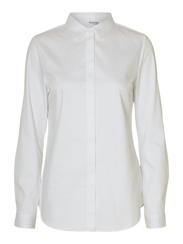 Romie Fitted Shirt - Bright White - Image 2