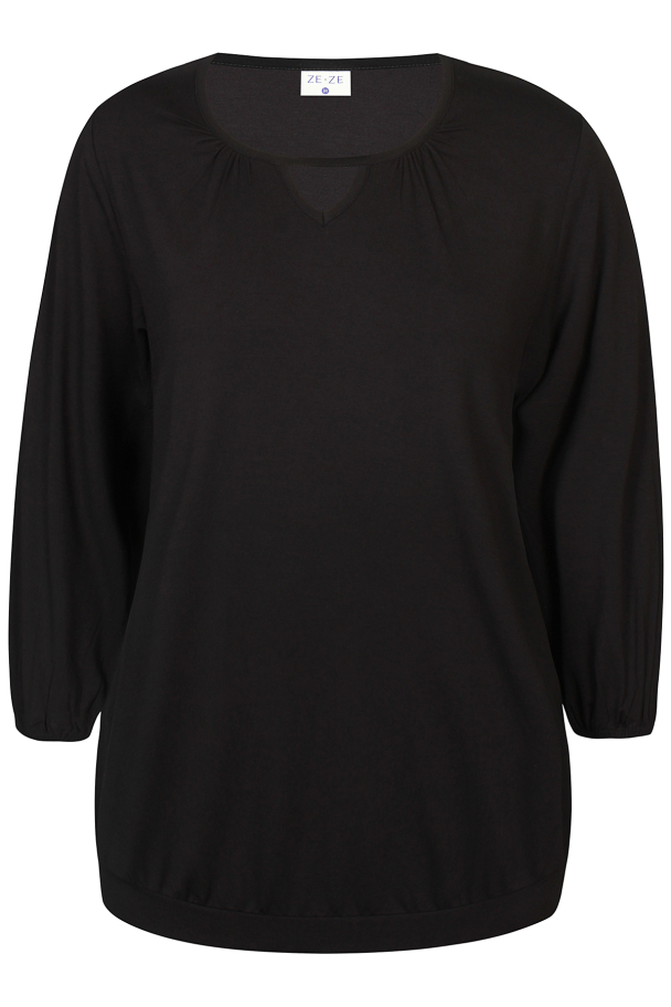 Ze-Ze Kamelia topp med 3/4-dels arm - Image 1