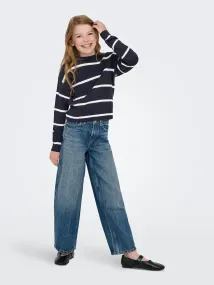 KOGfranca Short L/S Stripe Night Sky