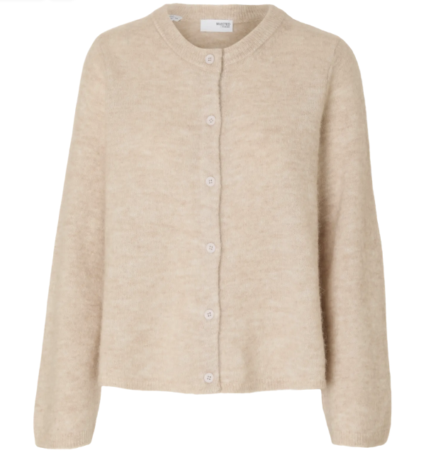 Lulu New Knit Cardigan - Birch  - Image 2