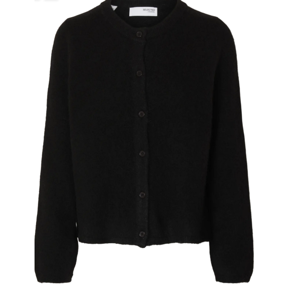 Lulu New Knit Cardigan - Black