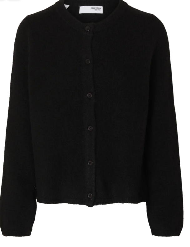 Lulu New Knit Cardigan - Black