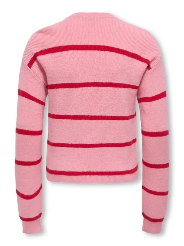 KOGfranca Short L/S Stripe Sea Pink - Image 2