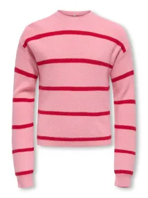 KOGfranca Short L/S Stripe Sea Pink